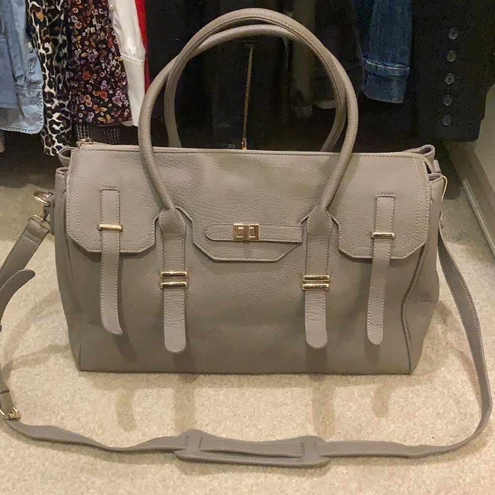 Sole Society Grey/Taupe Satchel - barely used
